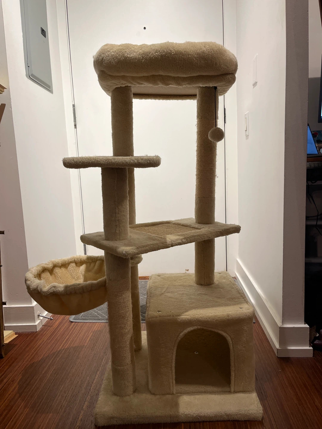 41” Cat Tree with Scratching Post