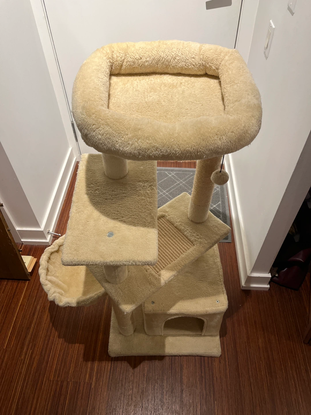 41” Cat Tree with Scratching Post - photo 2