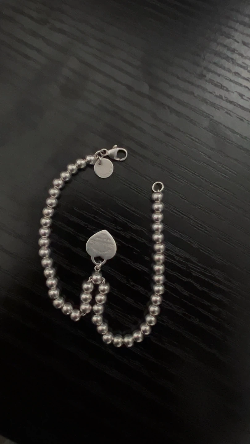 Pink Heart Bead Bracelet - photo 2