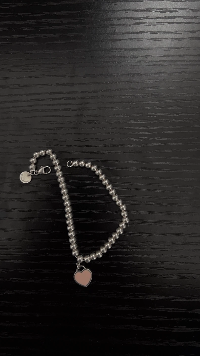 Pink Heart Bead Bracelet - photo 3