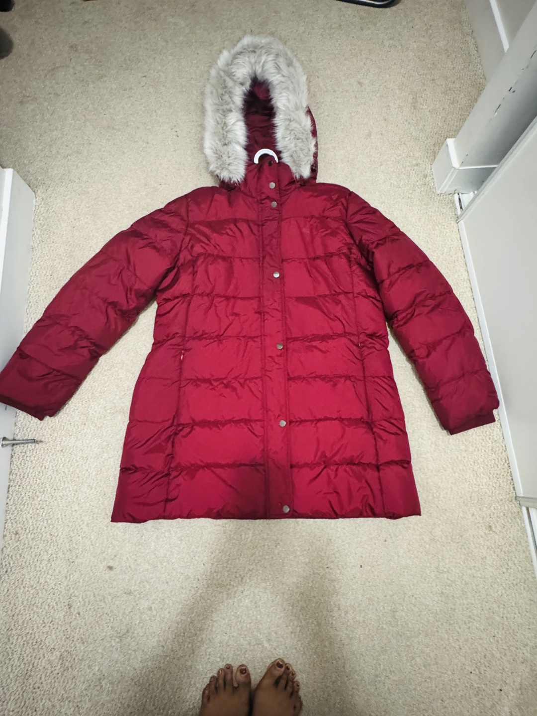Tommy Hilfiger Red Puffer Coat - photo 2