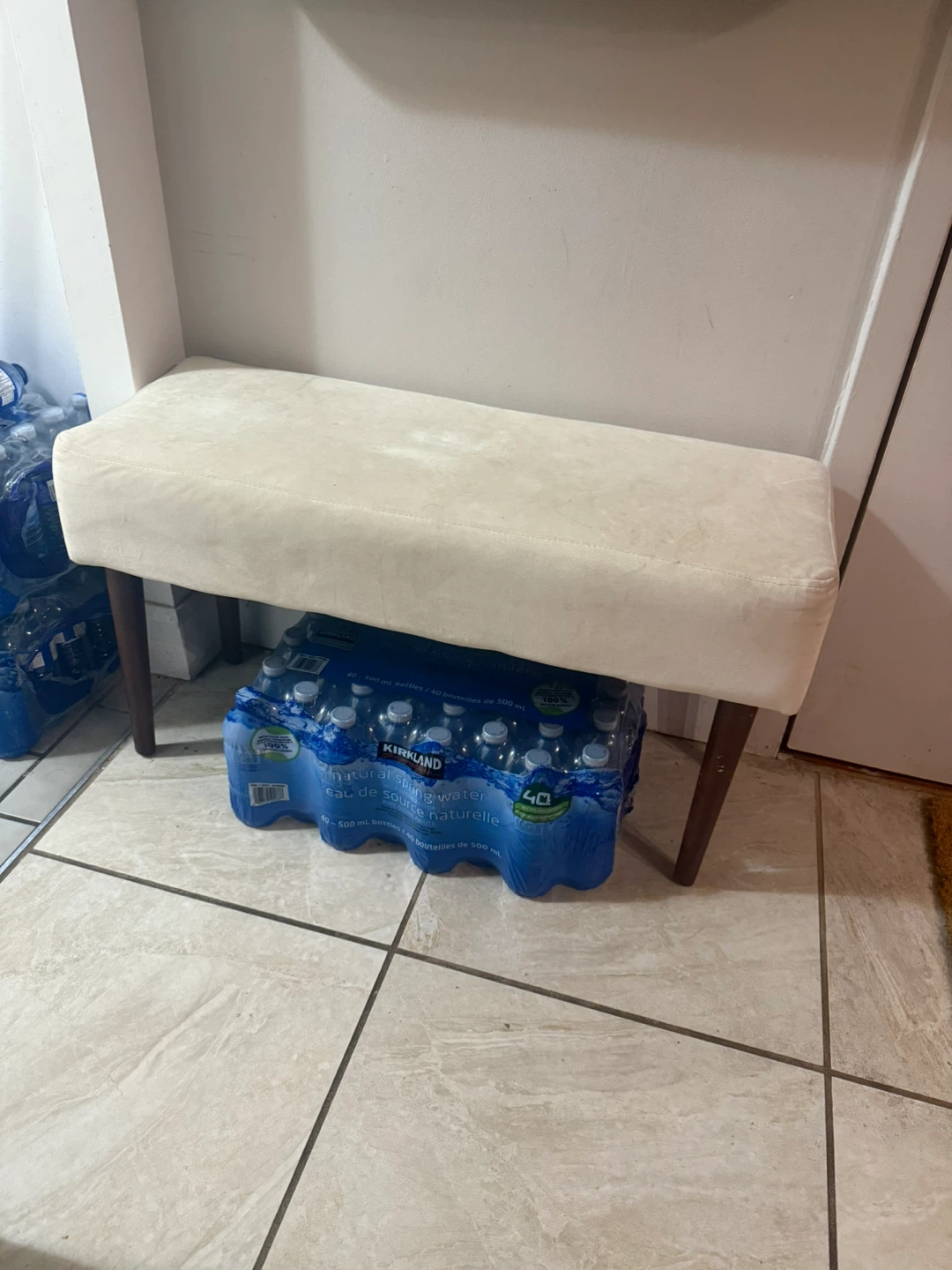 Upholstered Bench/ Entryway Seat/ Ottoman