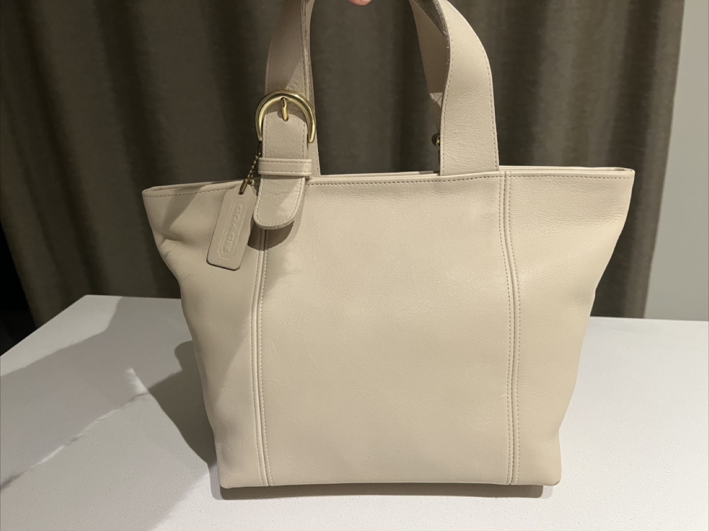 Vintage Coach Glove-Tanned  Leather Tote Bag - photo 2