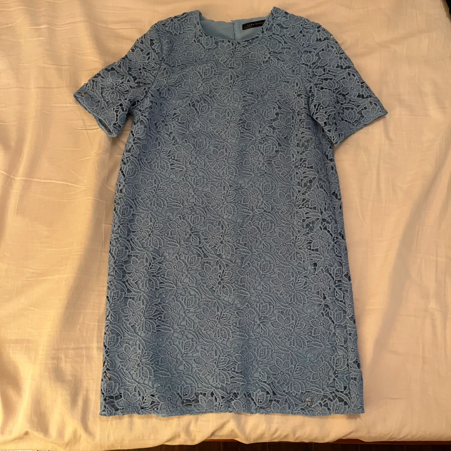 Zara Blue Lace Dress