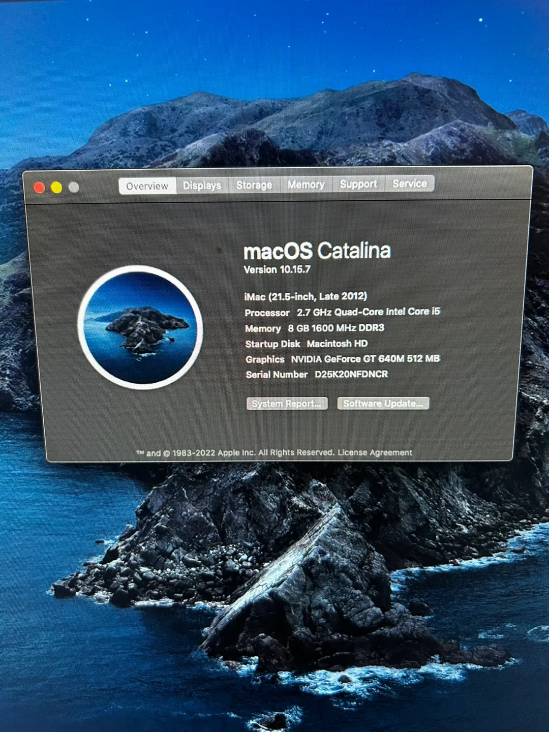 Apple iMac (21.5-inch, Late 2012) + Free Keyboard and Mouse image indicator(2)