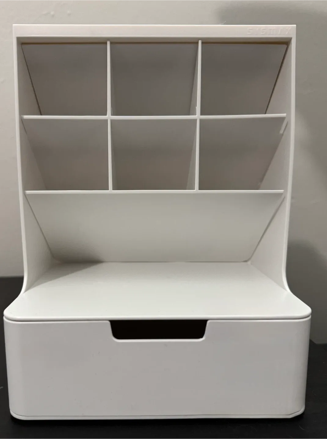 White Desk Organizer
