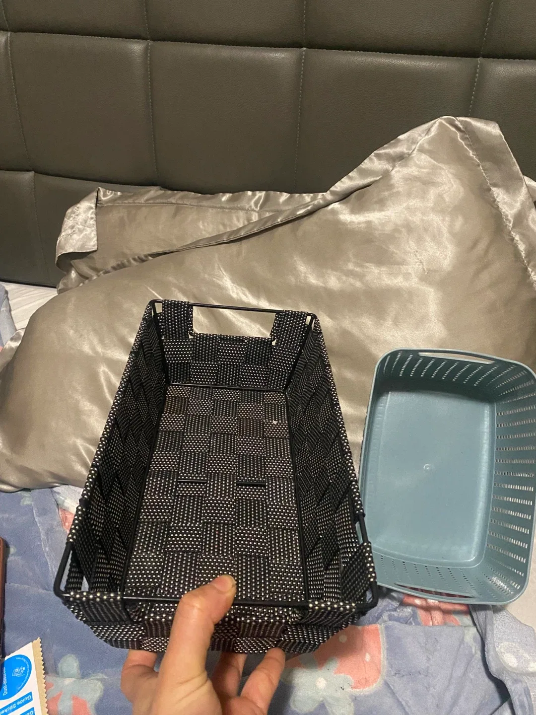 Storage Baskets - Blue & Black image indicator(3)