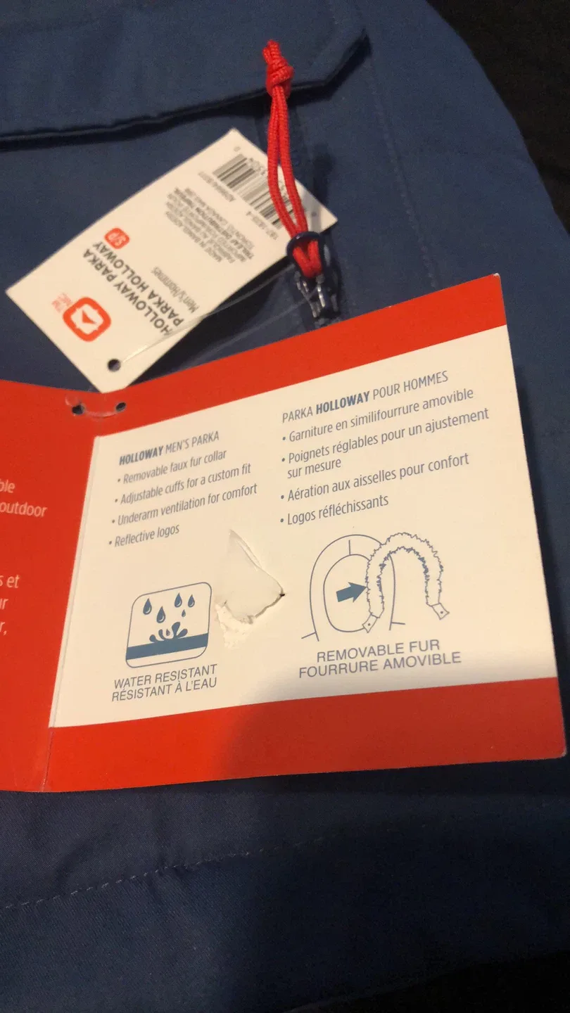 New Winter  Parka - Men's Size S 🥕 New with Tags image indicator(3)