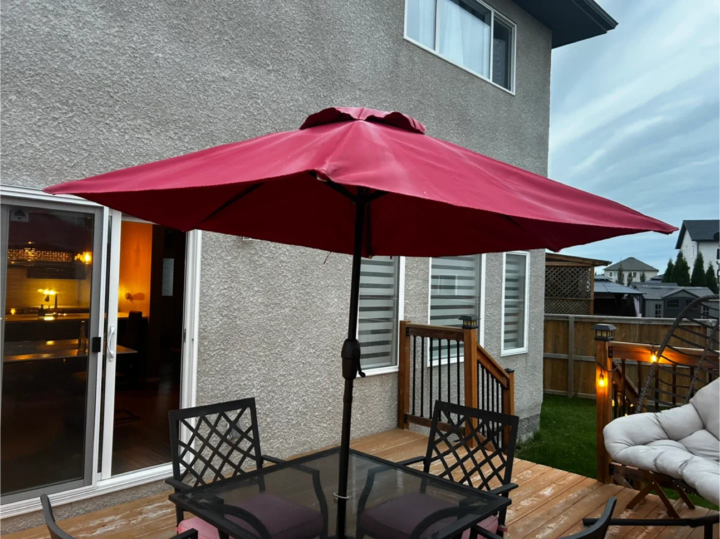Patio Table Set with Umbrella image indicator(3)