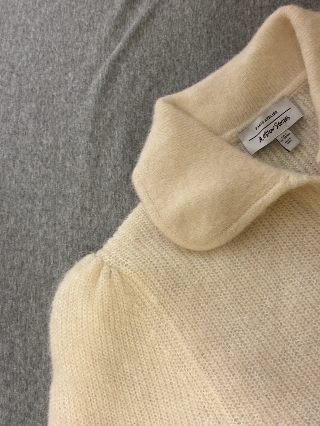 & Other Stories Wool Blend Knit Cardigan