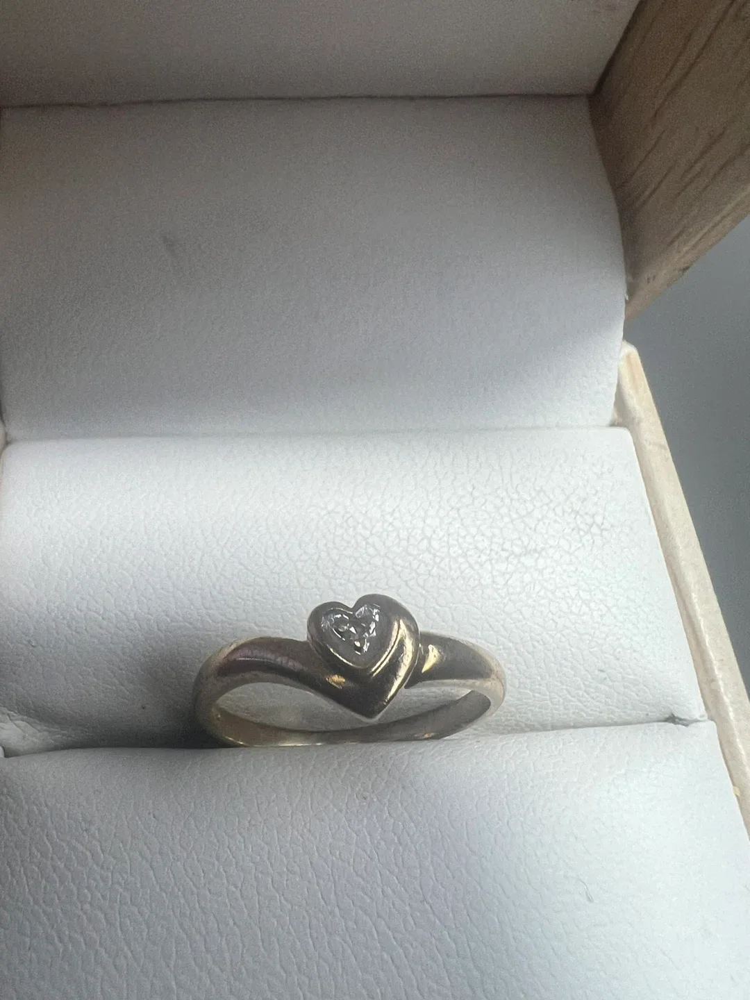 Heart Diamond Ring 10k Gold image indicator(2)