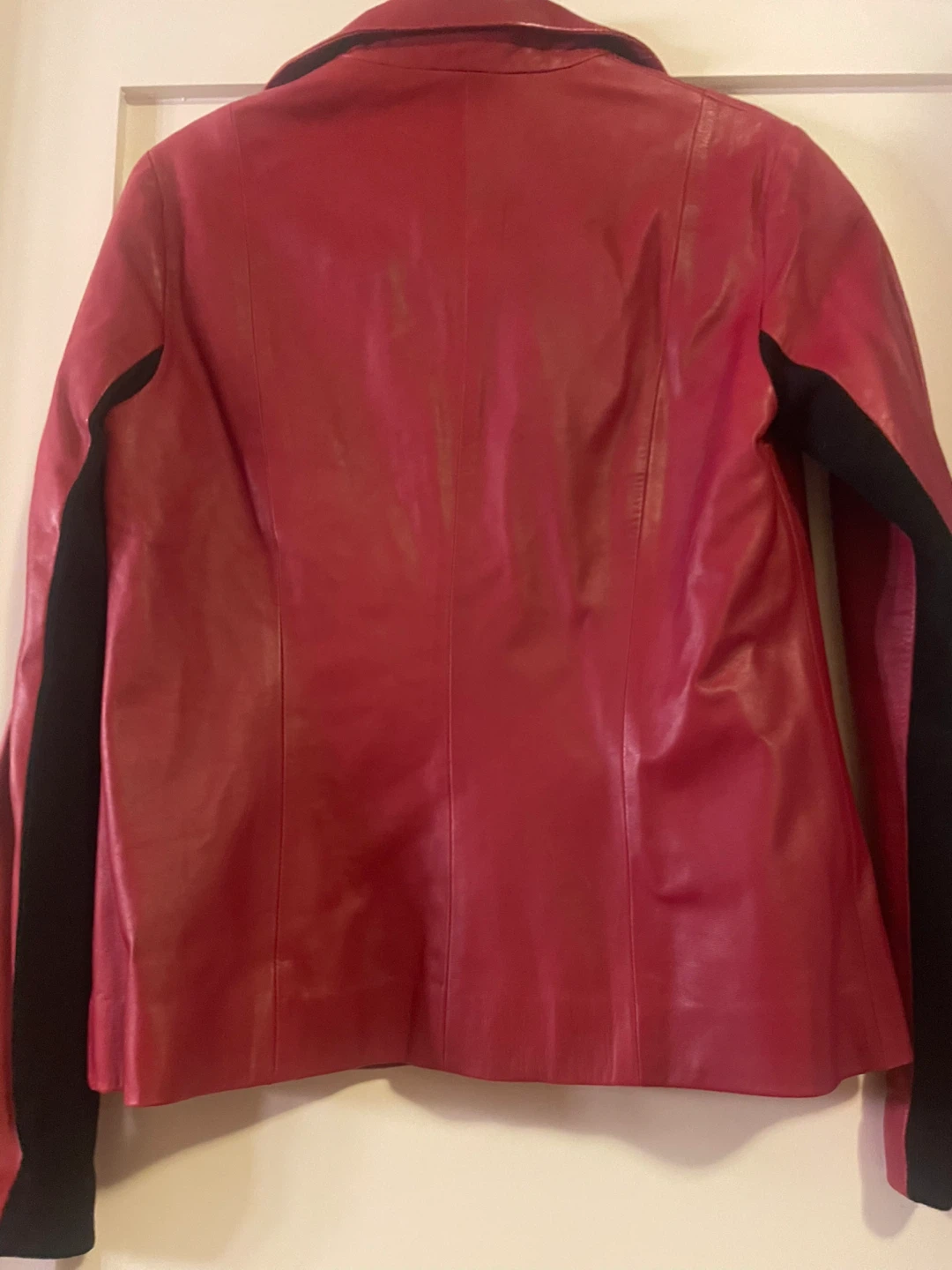 Red Leather Blazer - photo 3