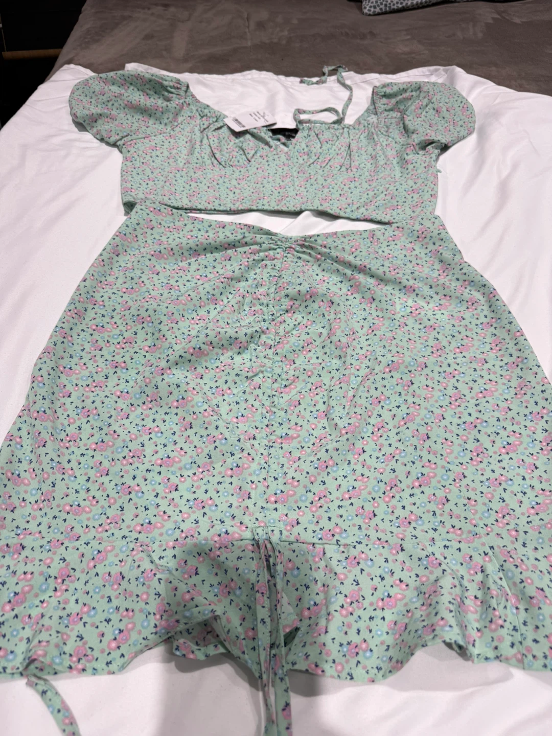 Floral Two-Piece Set - Size Large