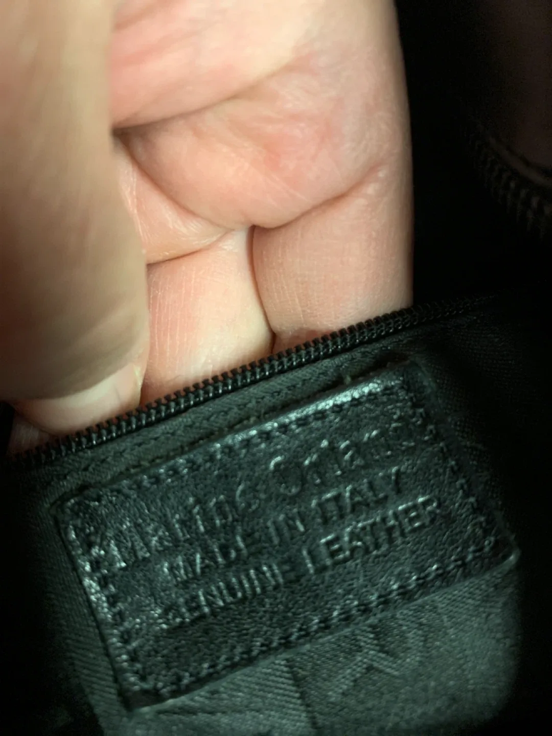 Marino Orlandi  Black Leather Tote Bag image indicator(4)