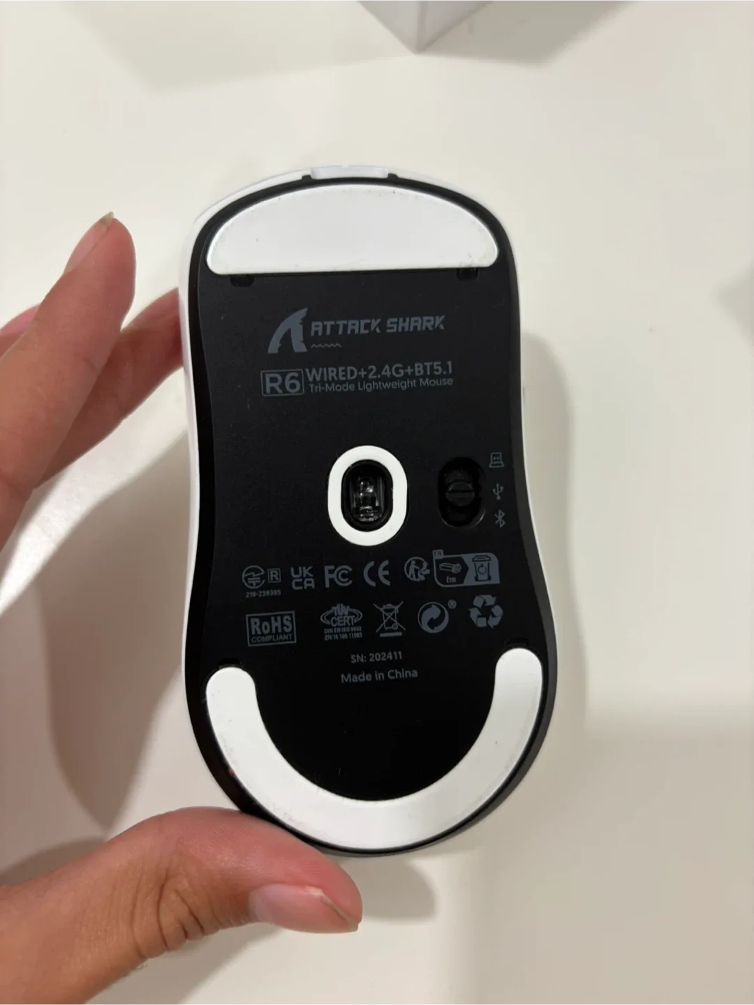 ATTACK SHARK R6PRO Wireless Gaming Mouse image indicator(4)