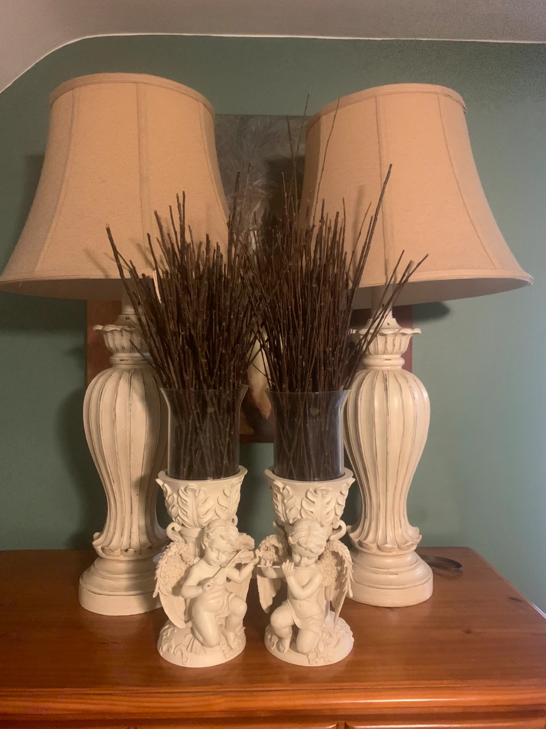 Pair of Vintage Style Table Lamps