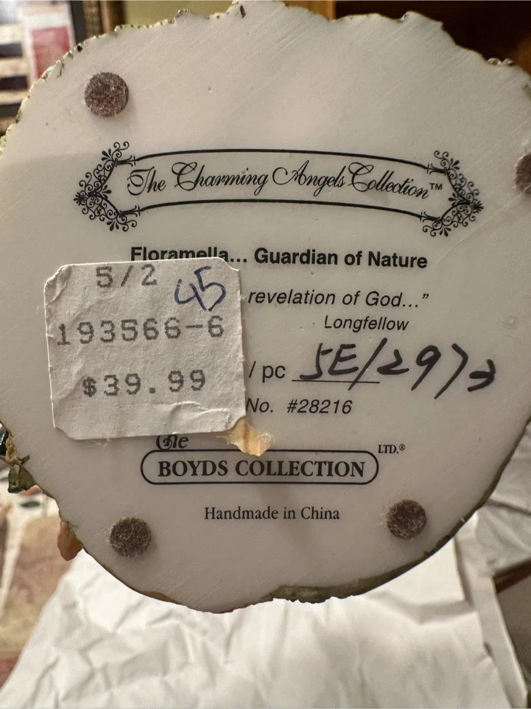 Boyds Collection Floramella Angel Figurine image indicator(2)