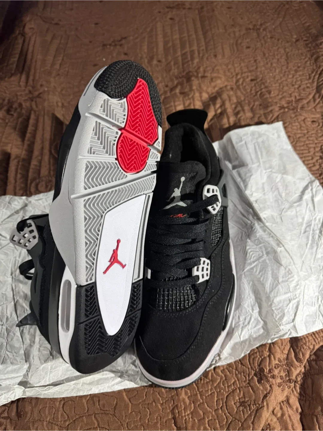 Air Jordan 4 Retro Black Canvas image indicator(4)