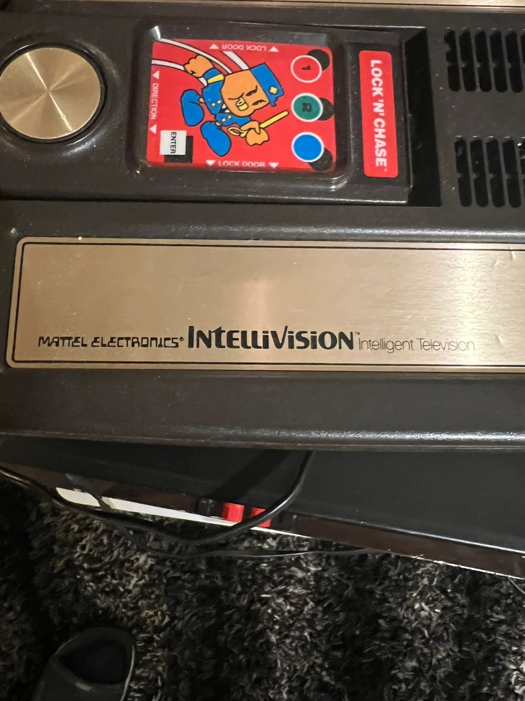 Mattel Intellivision Console with Lock 'N' Chase Game image indicator(2)