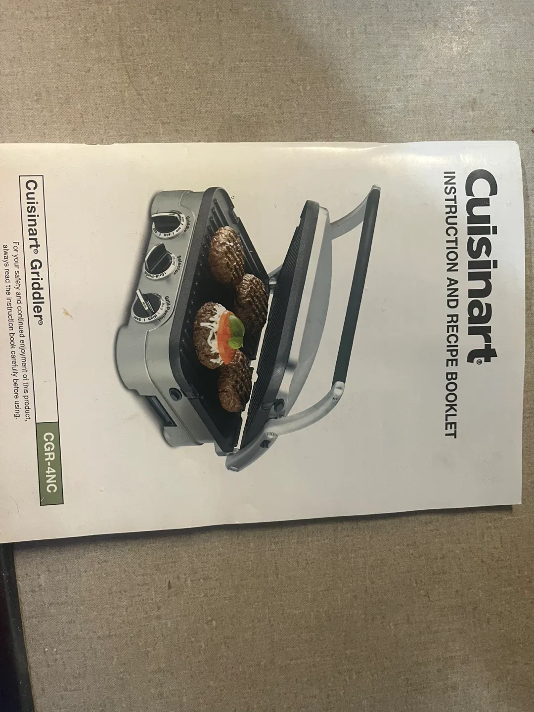 Cuisinart griddle image indicator(3)
