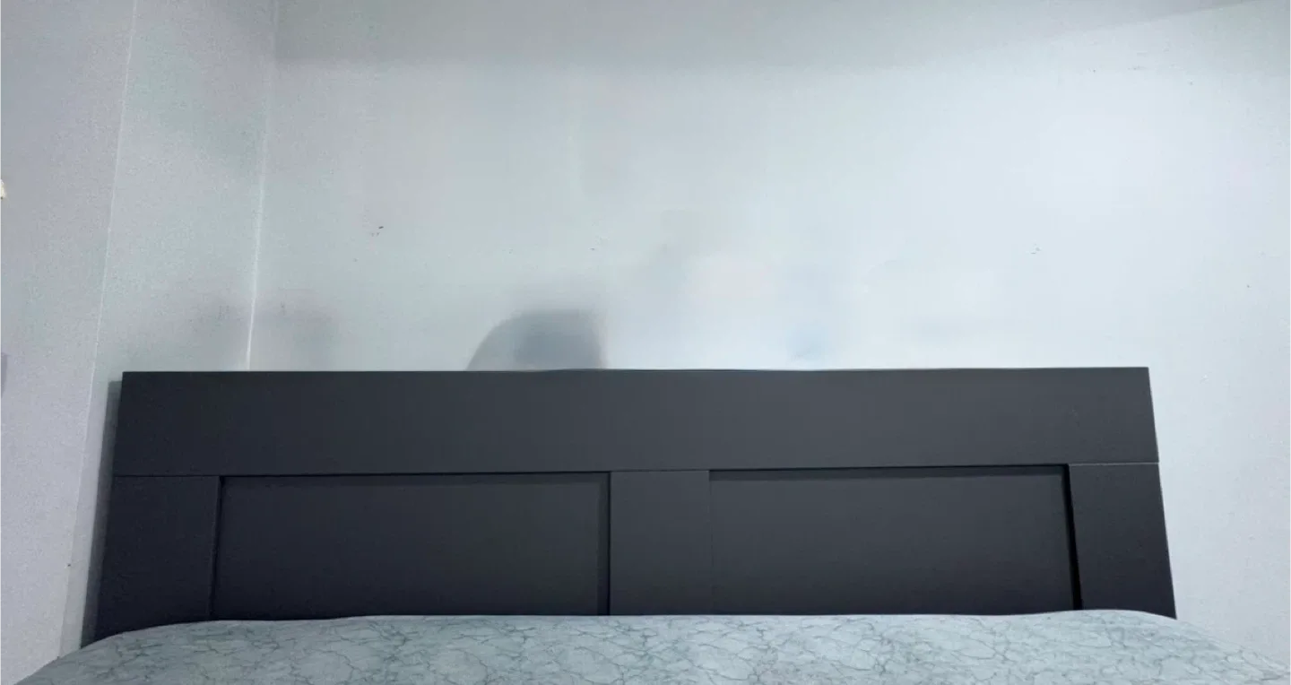 Ikea Grey Bed Frame with Storage Drawers Excellent Condition image indicator(4)