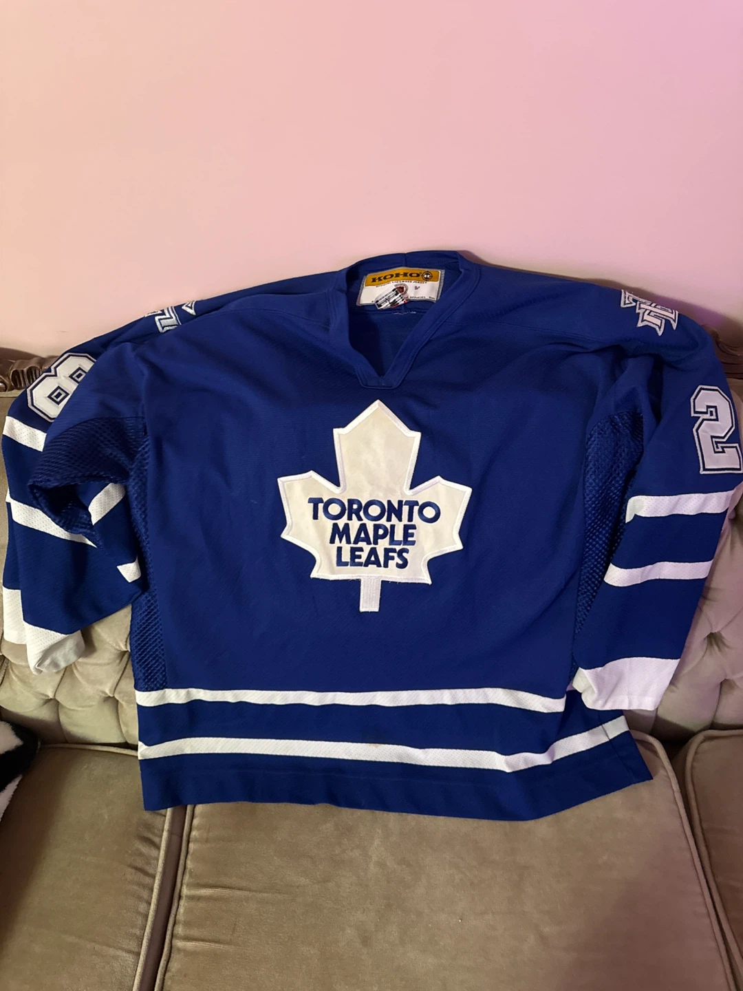 Koho Domi #28 Toronto Maple Leafs Jersey