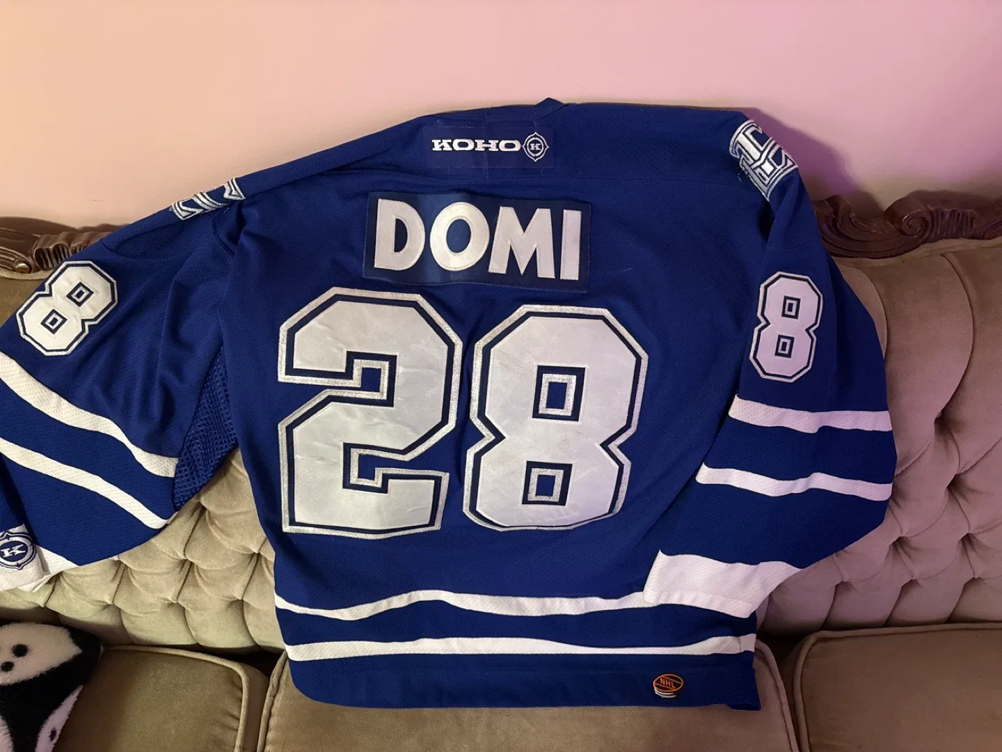 Koho Domi #28 Toronto Maple Leafs Jersey image indicator(2)