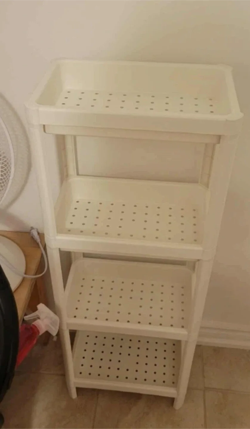 IKEA VESKEN White Shelf Unit - Like New 🥕🥕🥕 image indicator(2)