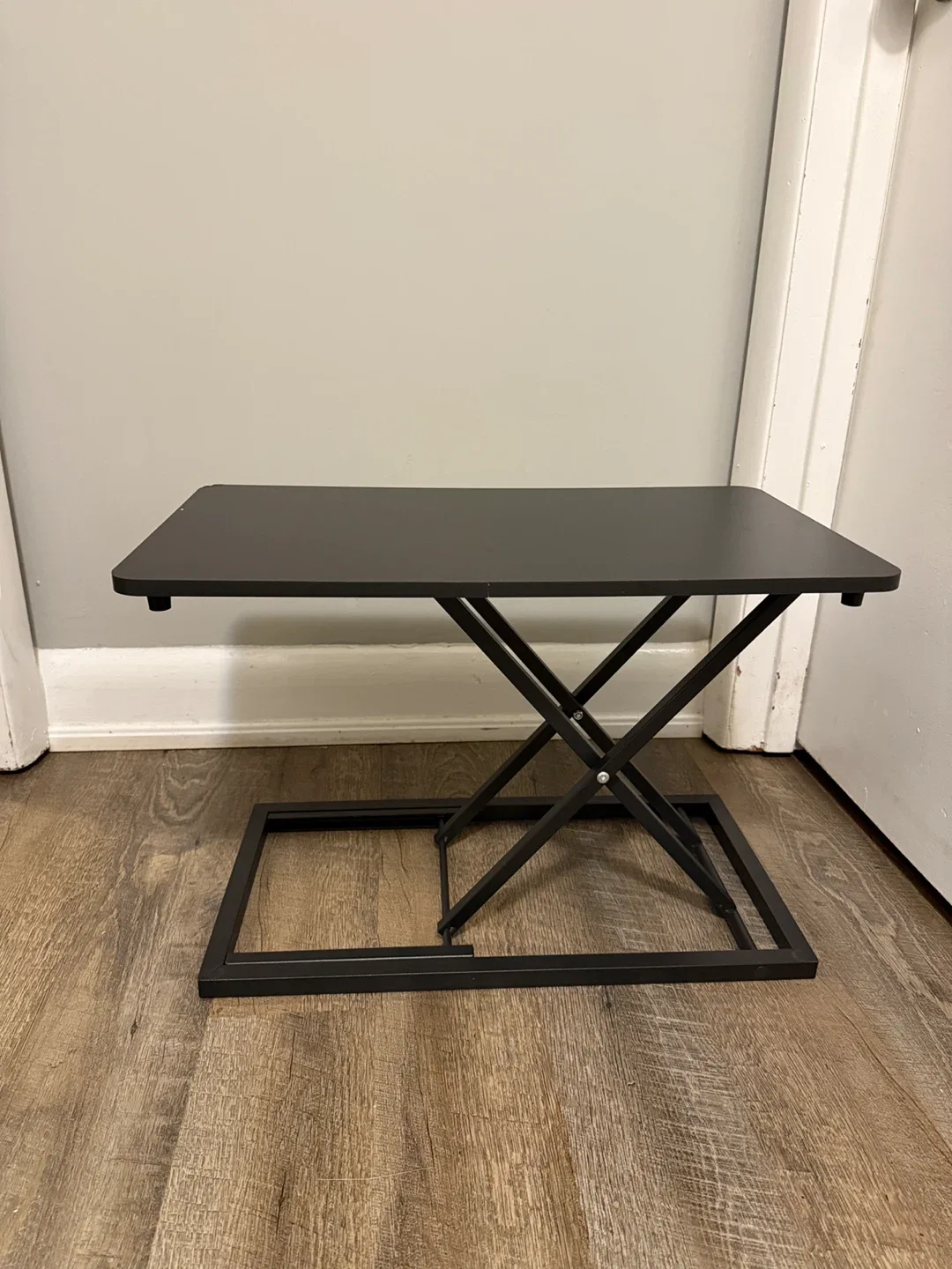 Black Adjustable Height Laptop Stand