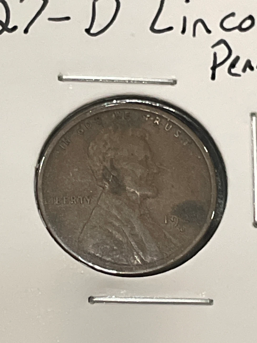 1927-D Lincoln Wheat Penny