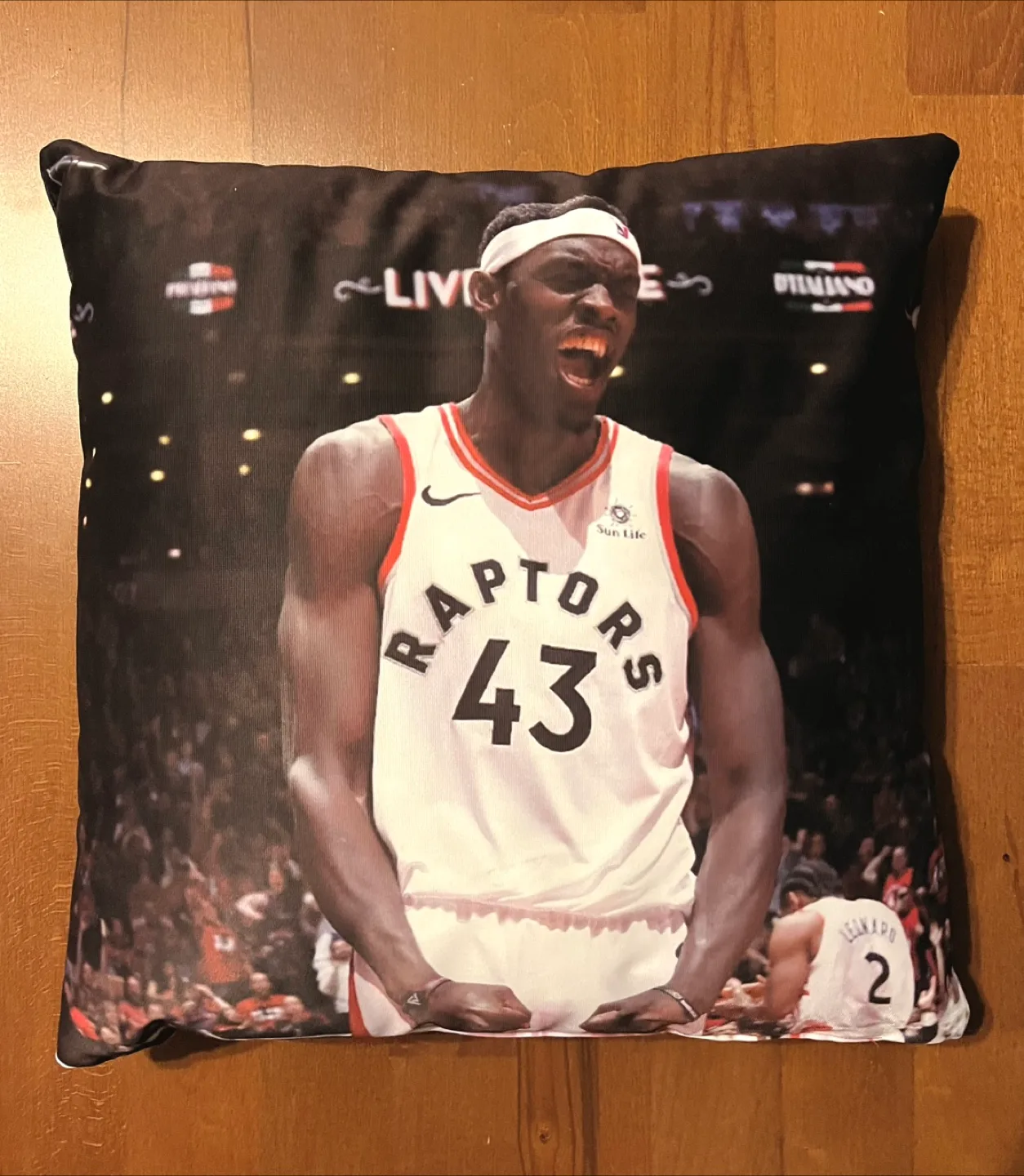 Toronto Raptors Pascal Siakam #43 Pillow