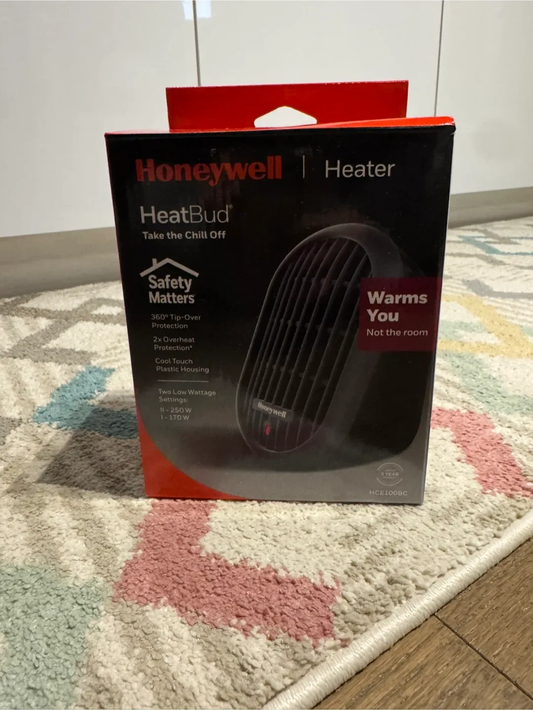 Honeywell HeatBud Heater - BRAND NEW thumbnail