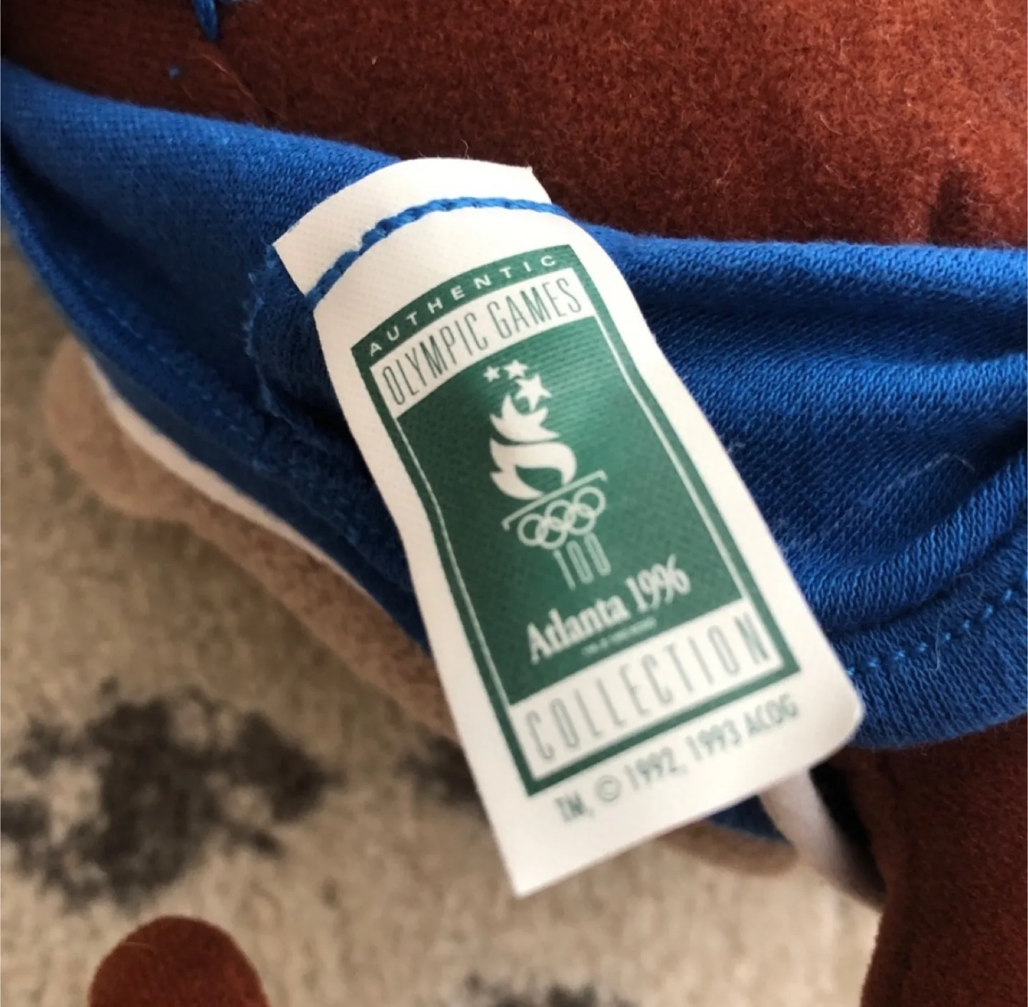 Atlanta 1996 Olympics Taz Tasmanian Devil Plush image indicator(3)