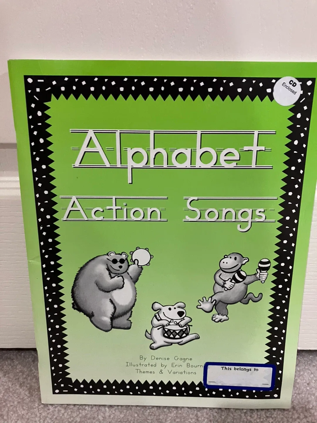 Alphabet Action Songs Book thumbnail