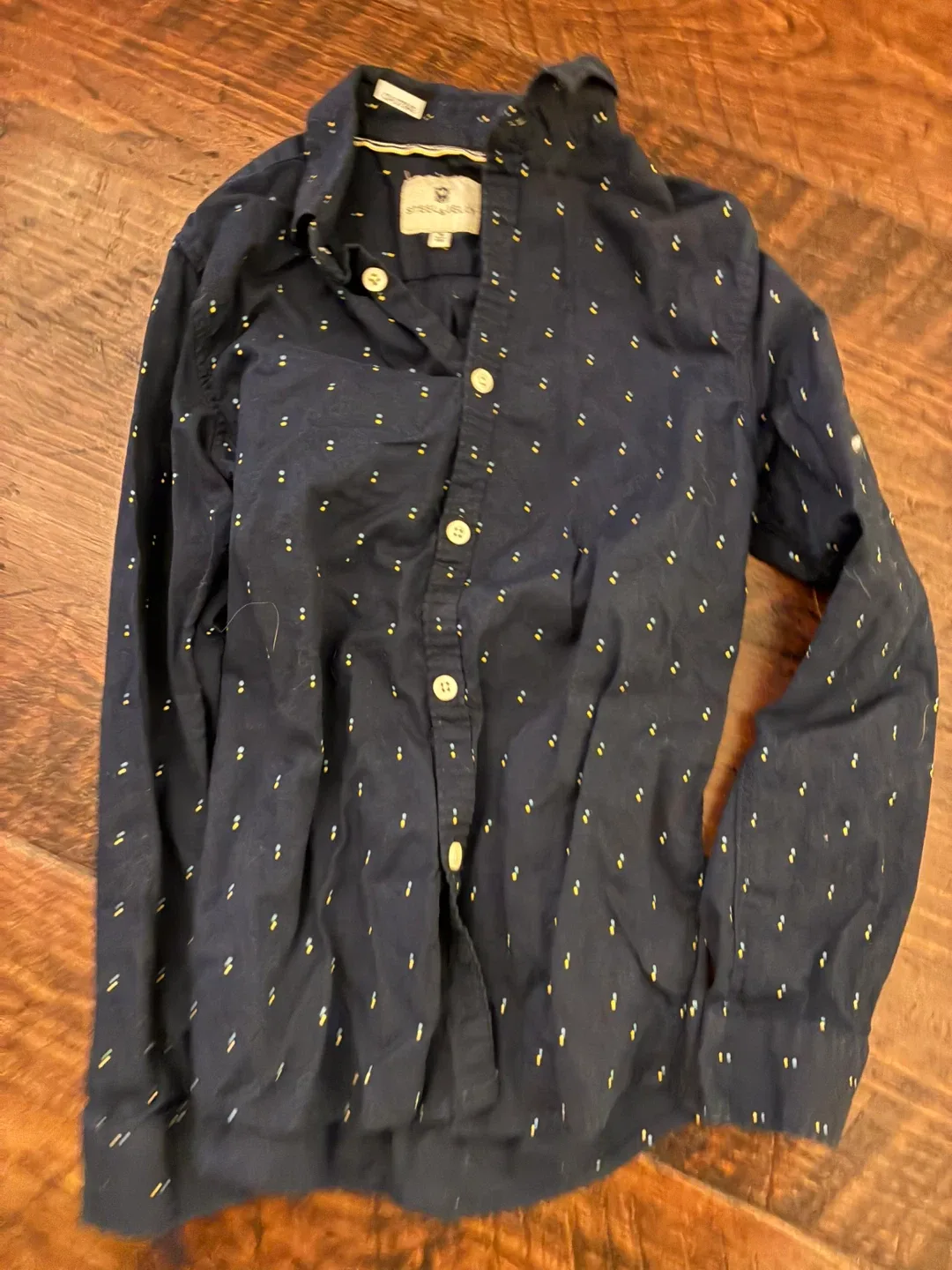 Steel & Jelly Kids Button-Up Shirt (Size M 9-10 YRS)