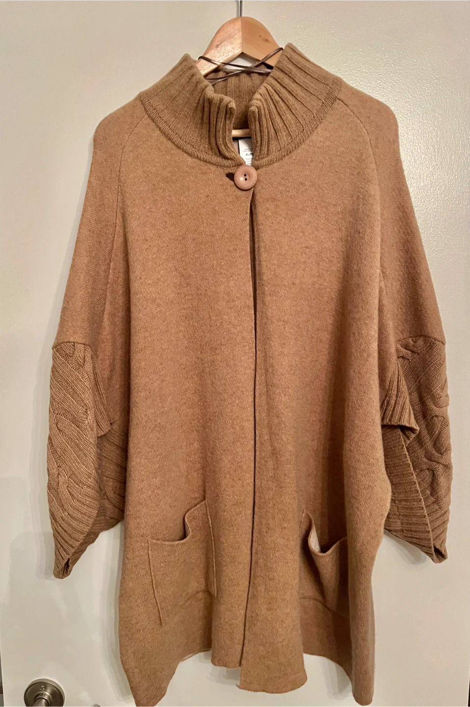 Chiaramente Wool Blend Cape - Size XL/TG - photo 2