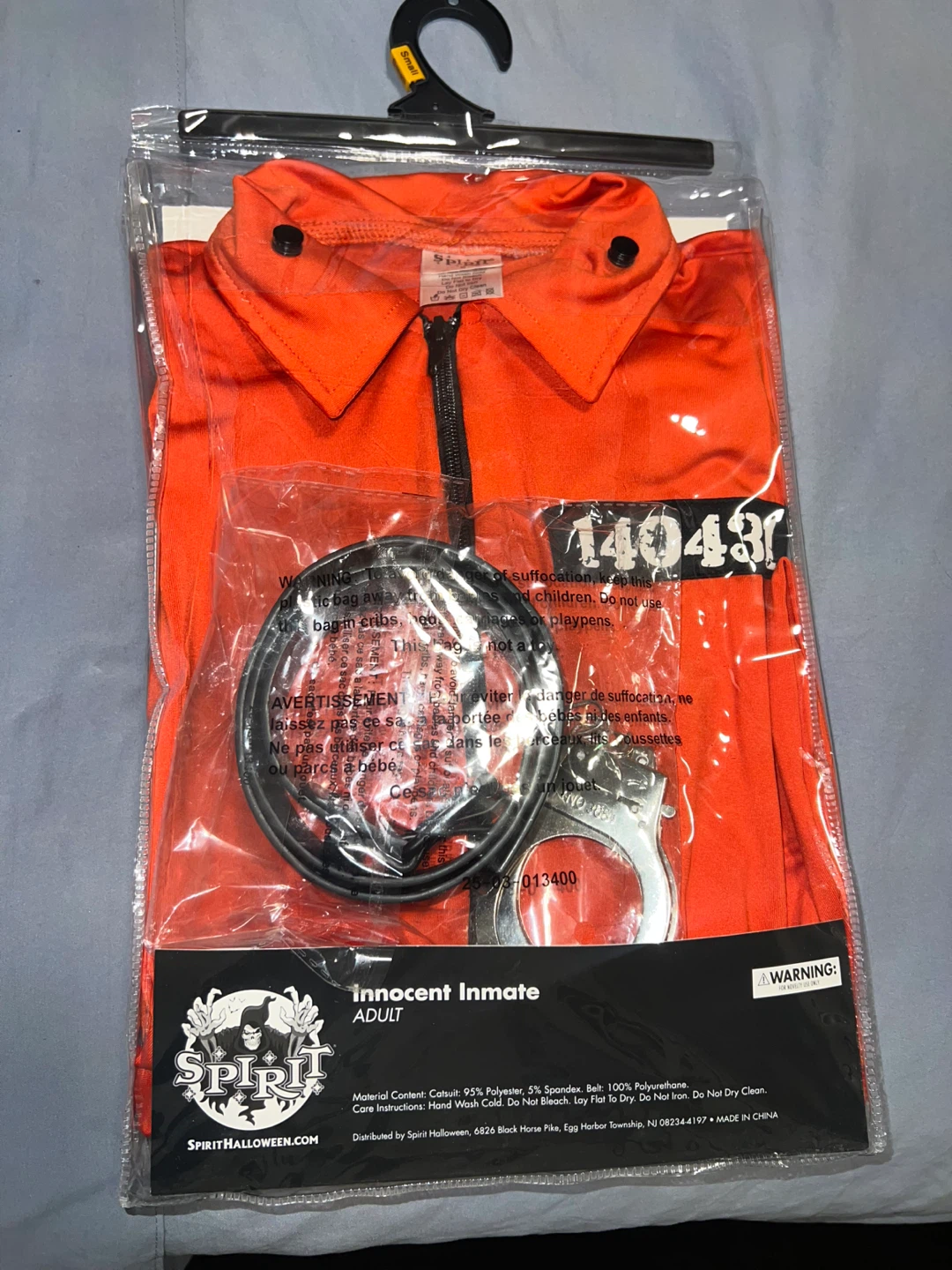 Innocent Inmate Adult Costume - photo 3