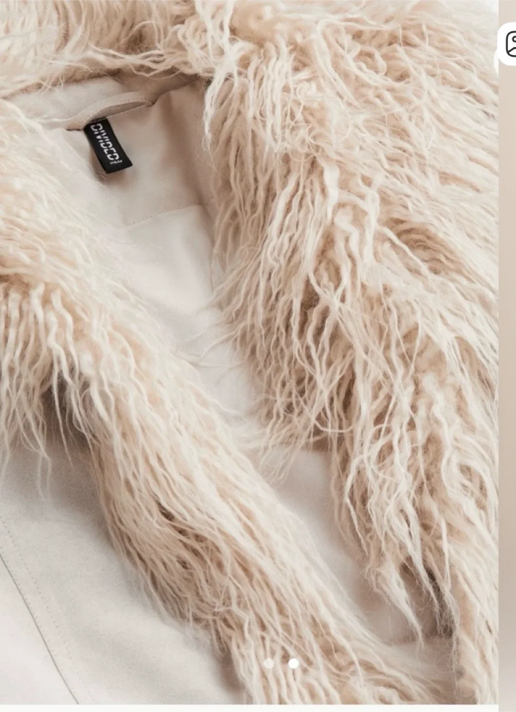 H&M  Faux Fur Trim Jacket NWT image indicator(3)