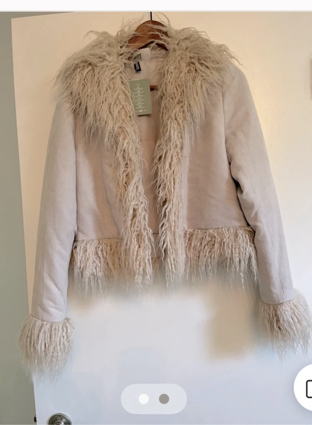 H&M  Faux Fur Trim Jacket NWT image indicator(2)