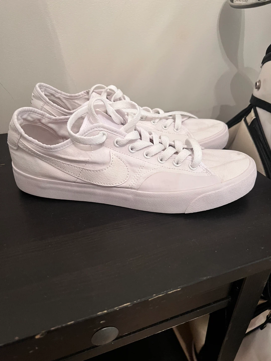 Nike Court Legacy Canvas White - Size 7