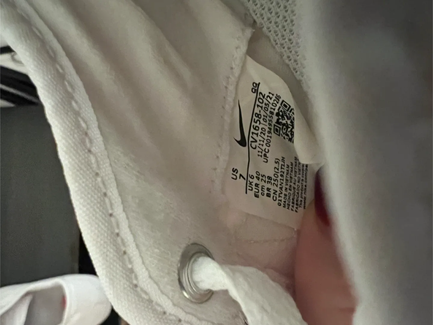 Nike Court Legacy Canvas White - Size 7 image indicator(2)