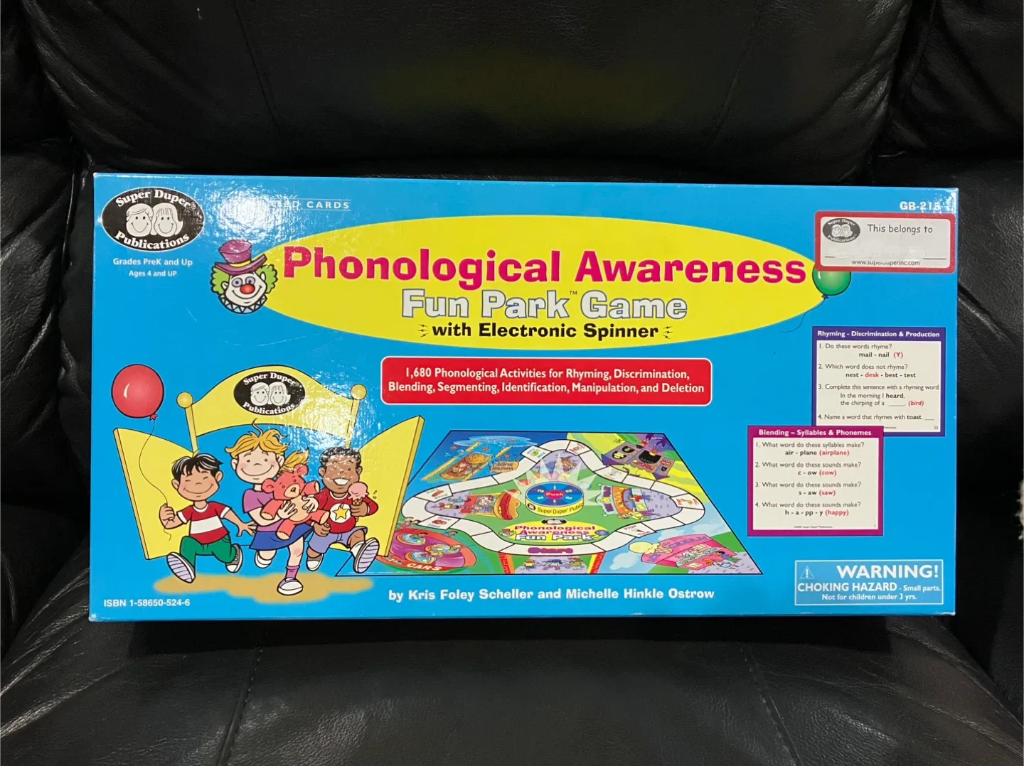 Super Duper Phonological Awareness Fun Park Game thumbnail