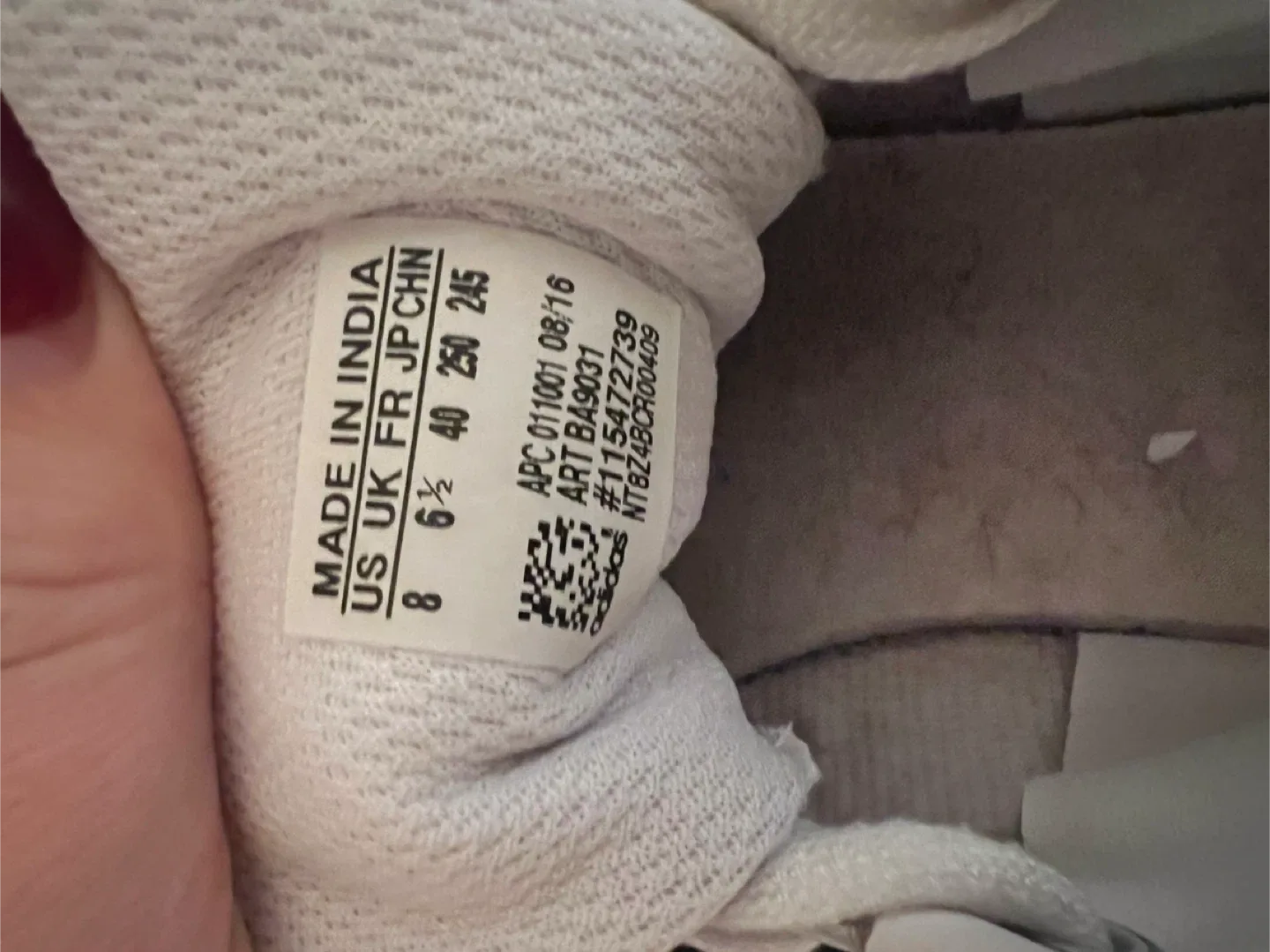 Adidas Stan Smith White Sneakers - US 8 image indicator(3)