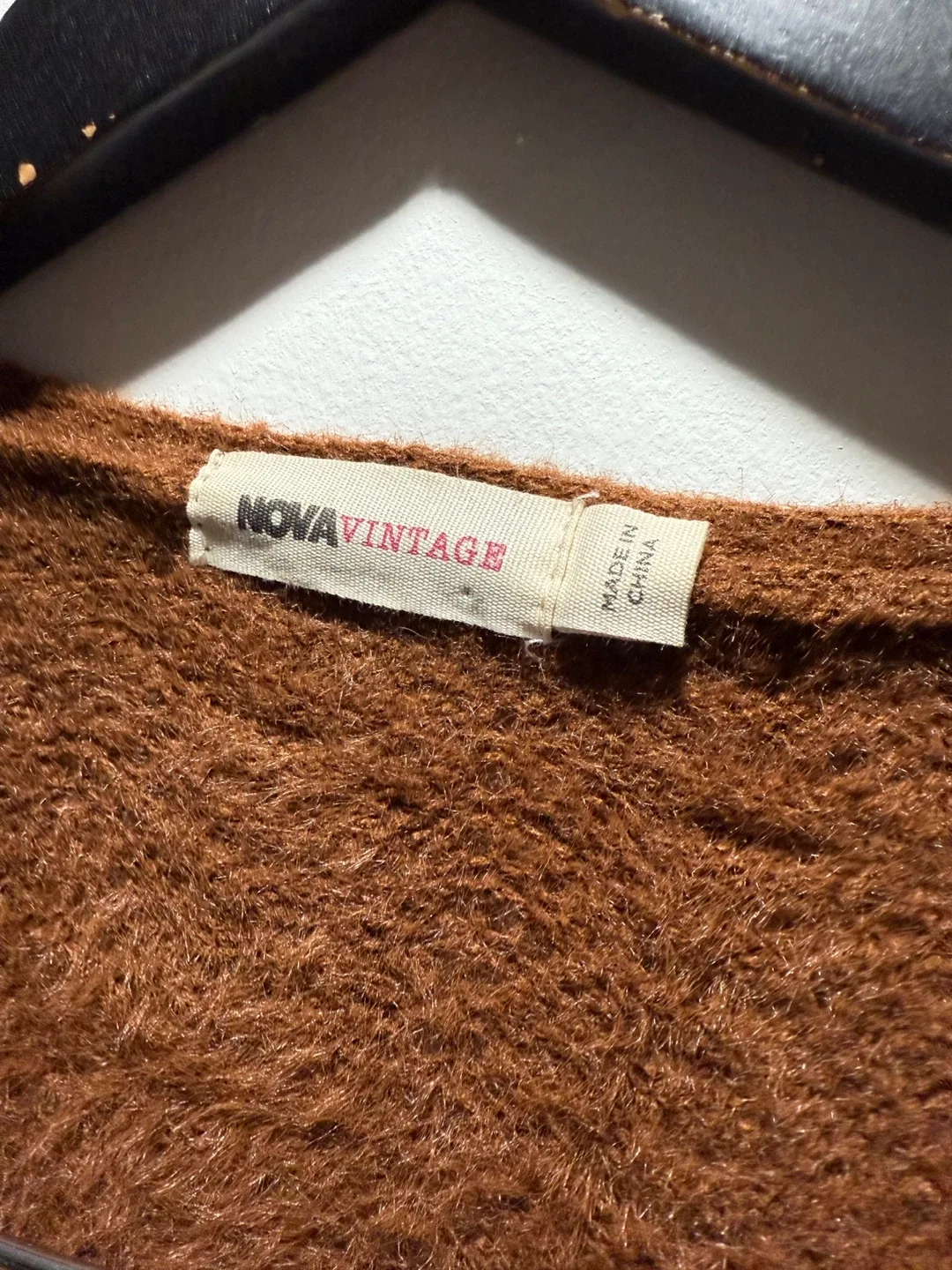 Shein Swirl Print Skirt - Size XL and brown sweater size-L image indicator(4)