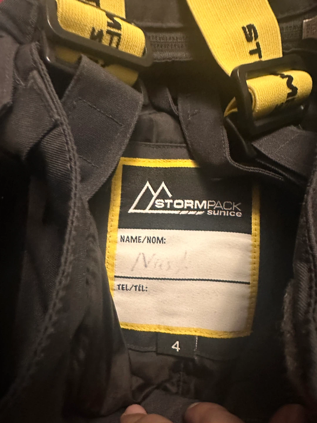 Stormpack Boys Black Snow Pants - Size 4 - photo 3