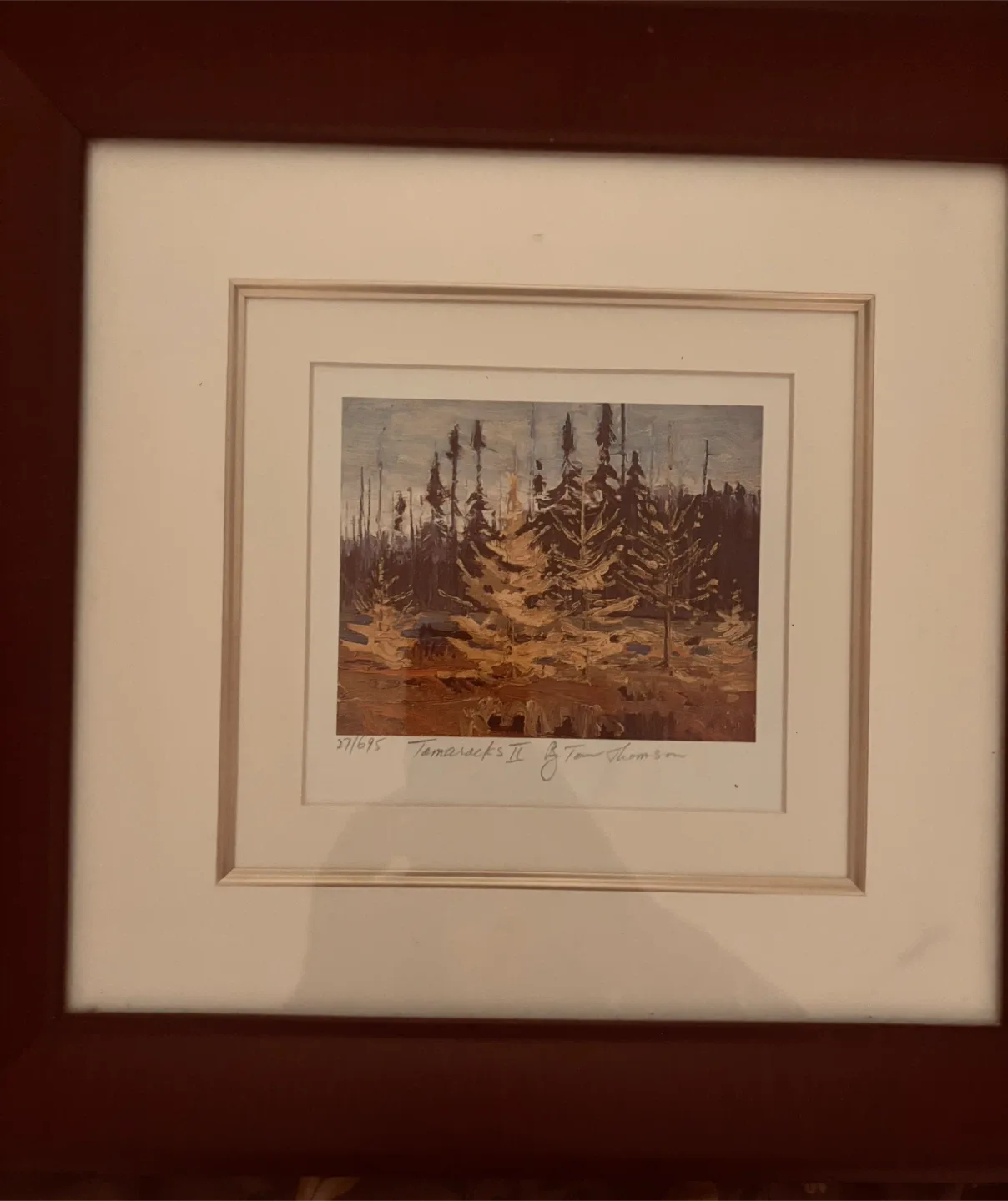 Limited edition Tom Thomson 'Tamaracks II' Framed Print