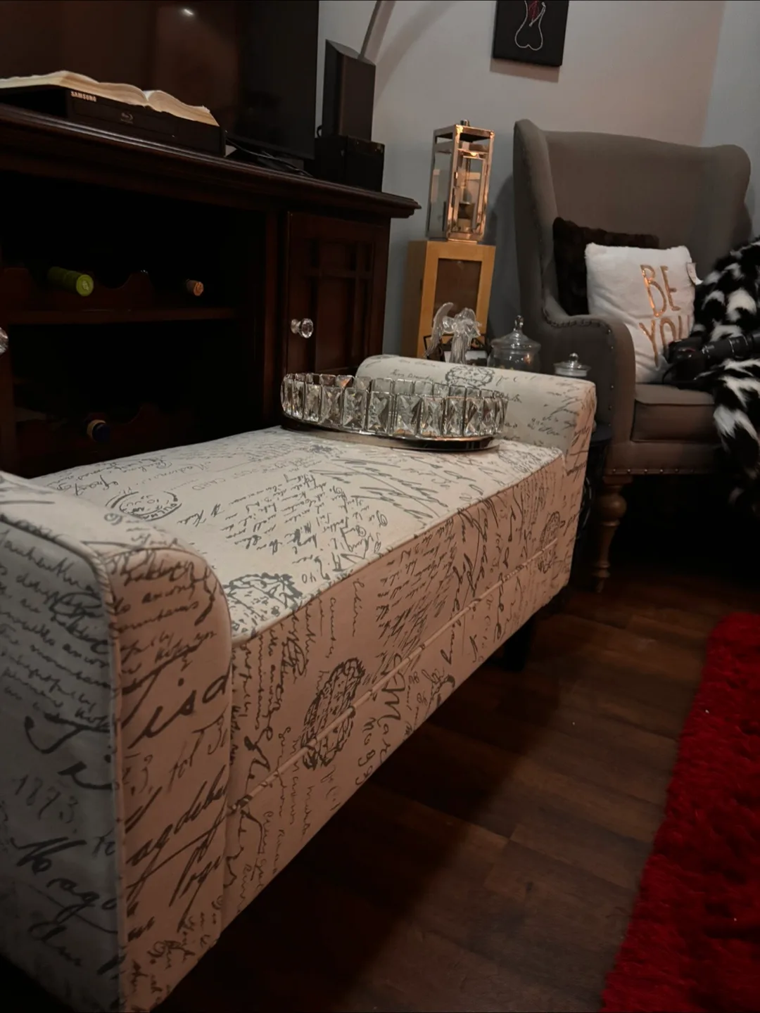 🥕Upholstered Ottoman Bench image indicator(4)