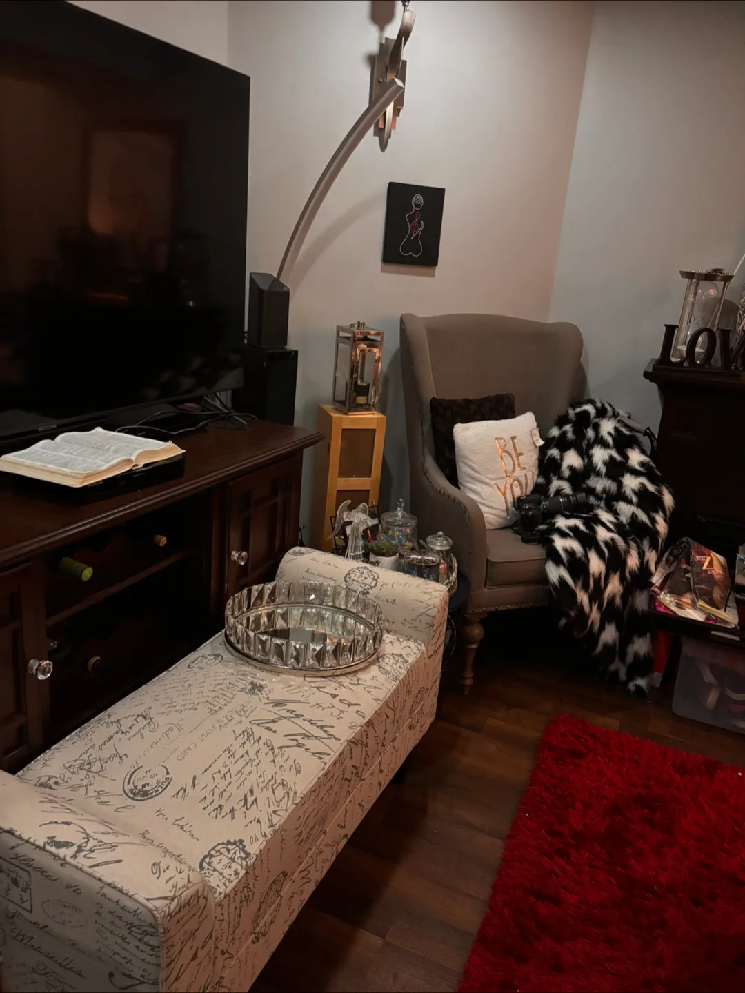 🥕Upholstered Ottoman Bench image indicator(2)