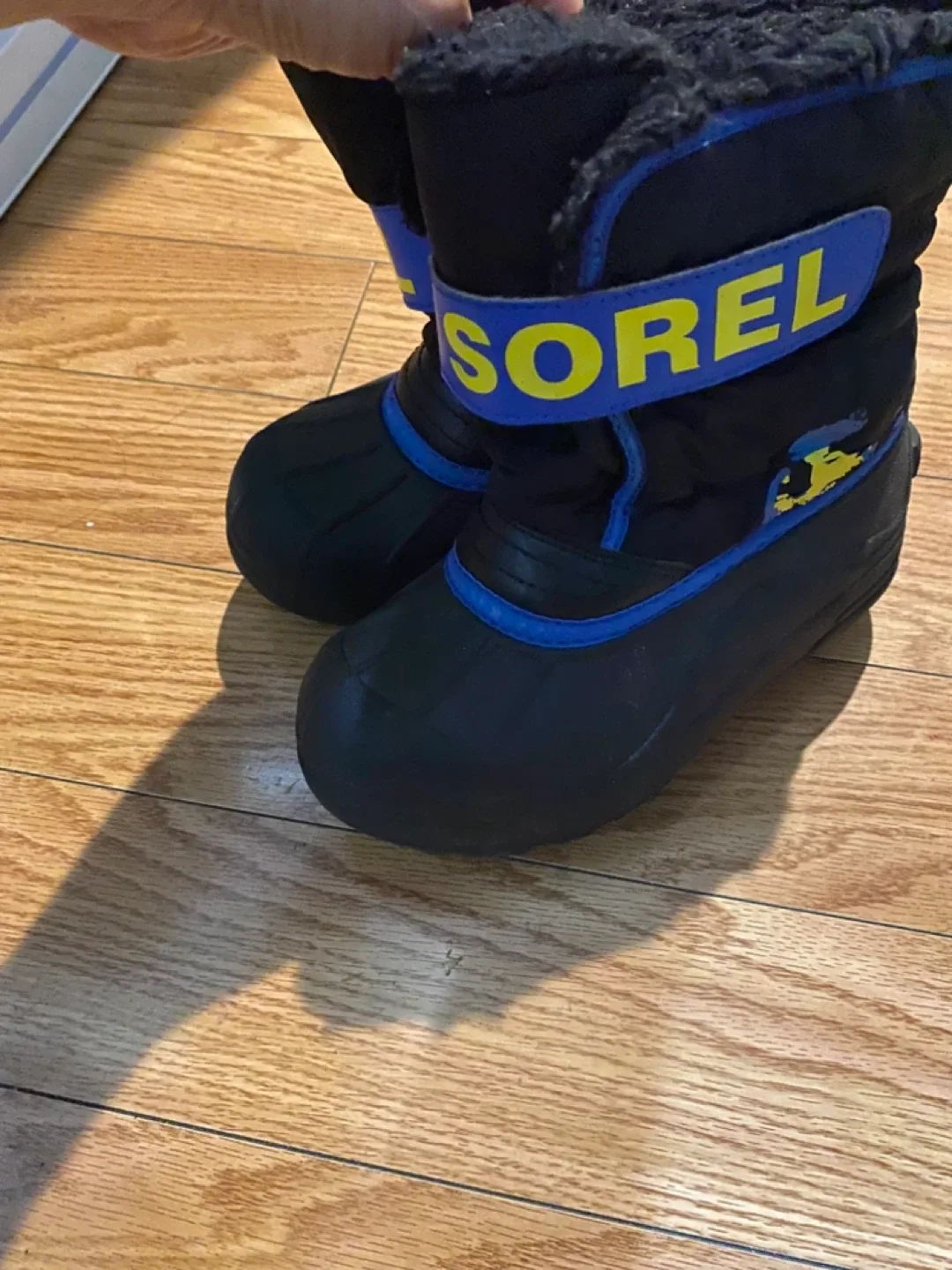 Kids Sorel Winter Boots - Black & Blue image indicator(2)
