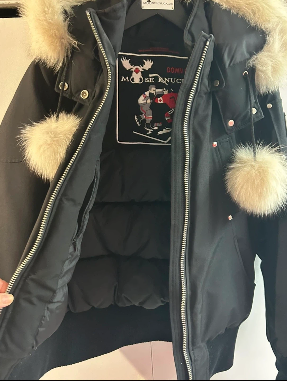Moose Knuckles Bomber Jacket - Size M/M - photo 5